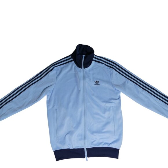 Adidas Classic 2 Piece Track Suit Clear Sky Night Indigo Women’s L/Men’s M - Picture 3 of 13